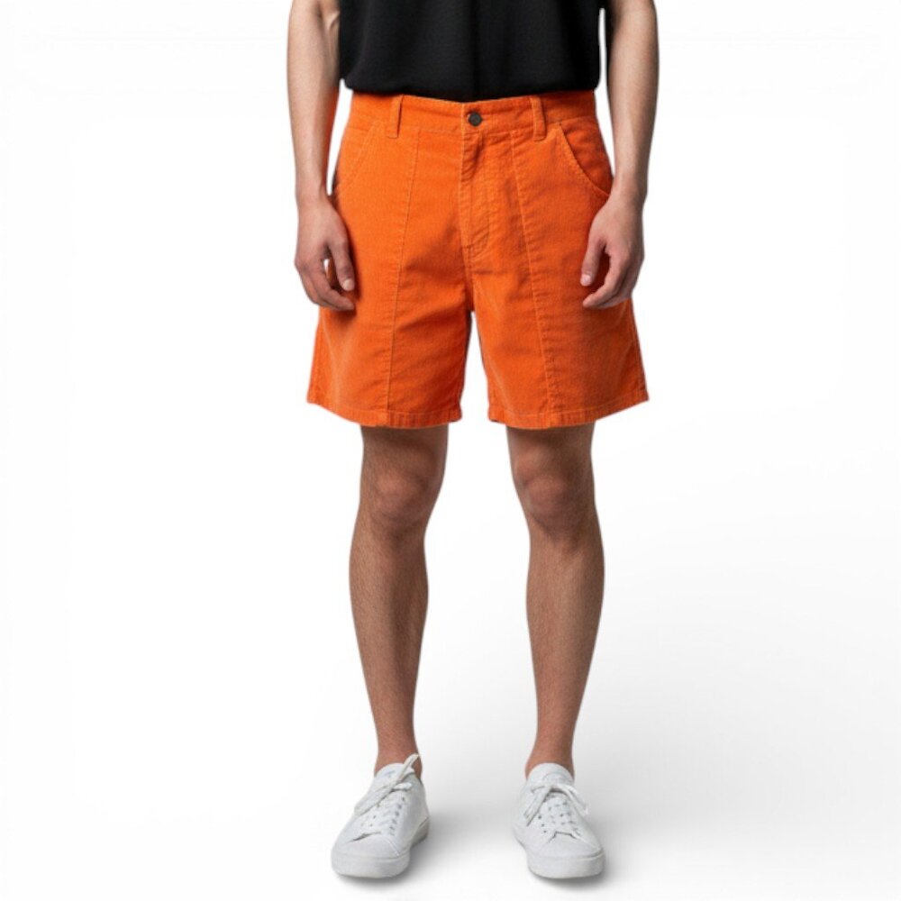 Vintage OP Longrider Corduroy Shorts Men's Size 42 Orange Dogtown Skater NWT